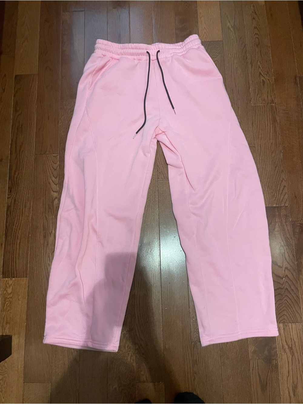 Women's Pink Track Pants Joggers - Relaxed Fit